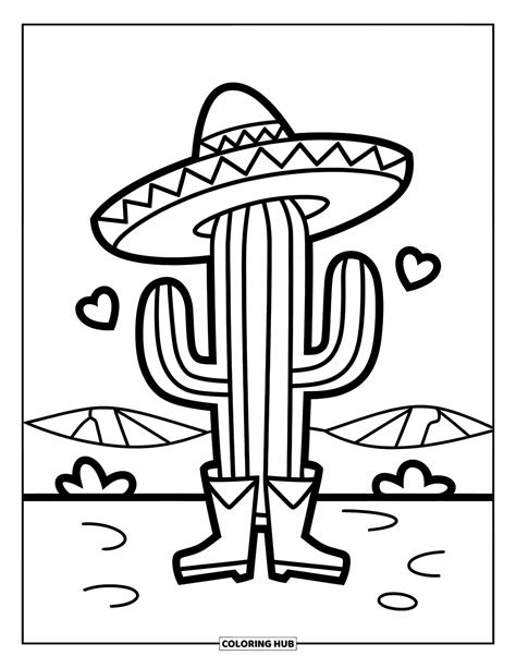 Mexican Coloring Sheets