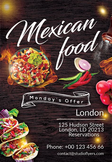 Mexican Flyer Template