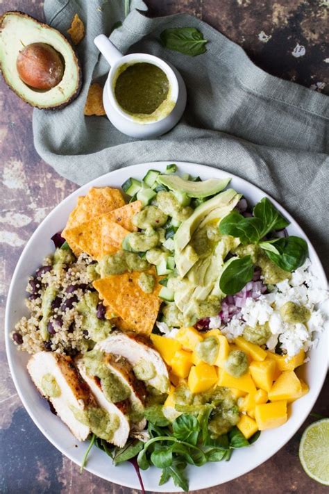 Mexican Inspired Mango Salad with Avocado Dressing