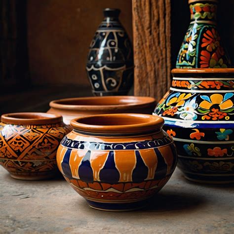 Mexican Pottery Design Templates