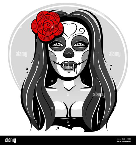 Mexican Women Skeleton Art