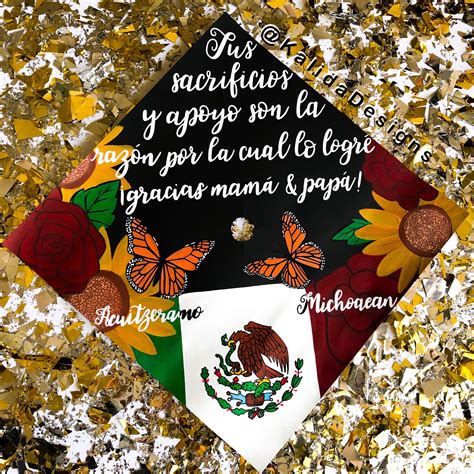 Mexican Graduation Cap Topper: Celebrate your academic achi