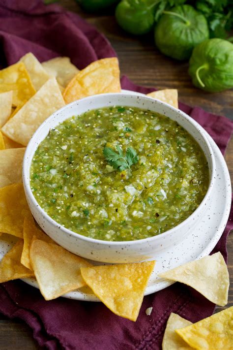 Mexican green salsa. Easy Salsa Verde with tomatillos, onion, cilantro, garlic, and more! This fresh Mexican green salsa recipe has an authentic flavor, just like your favorite ... 