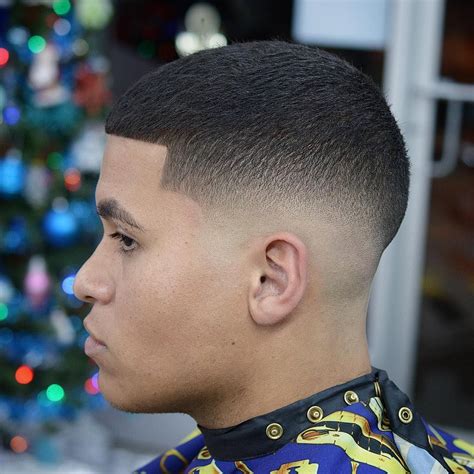 For a choppy, low taper fade, you can consider the short 