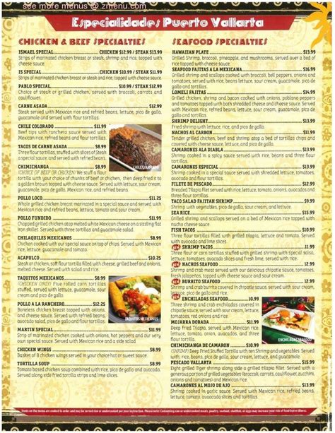 Menu for Puerto Vallarta Family Mexican Restaurants in Redding, CA. Explore latest menu with photos and reviews.. 