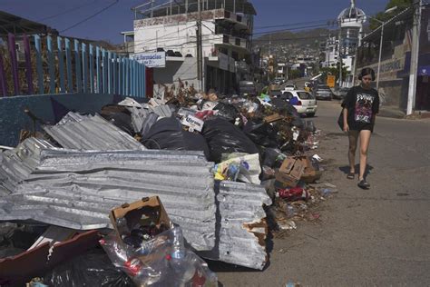 Mexico’s president predicts full recovery for Acapulco, but resort residents see difficulties