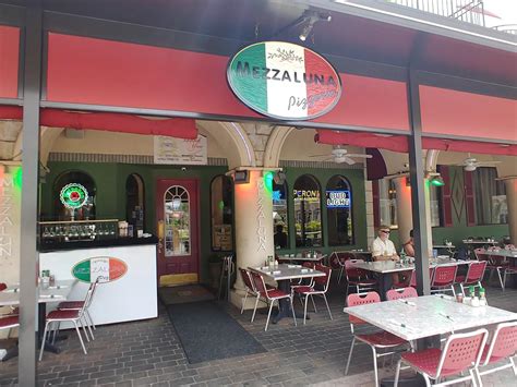 Mezzaluna pizzeria. Hours. Monday - Thursday : 11am - 8:30pm Friday & Saturday : 11am - 9pm Sunday : Noon - 8:30pm. 541-684-8900 Follow Us: 
