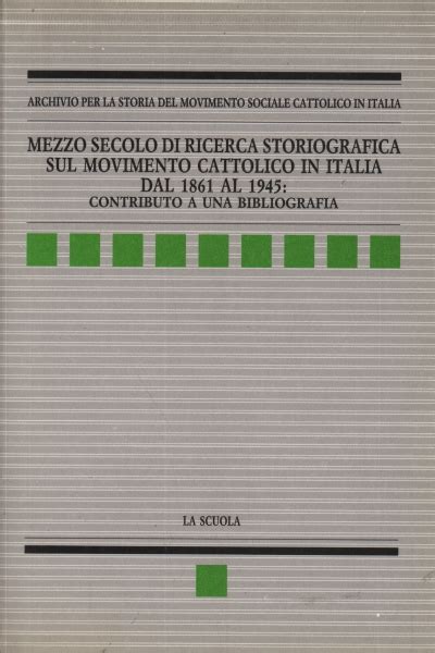 Mezzo secolo di ricerca storiografica sul movimento cattolico in italia dal 1861 al 1945. - Oxford handbook of numerical cognition by ann dowker.
