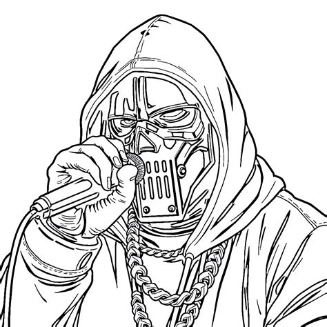 Mf Doom Coloring Pages