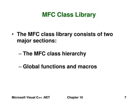 Mfc tutorial point.  The MFC Library consists of numerous classes that are ...