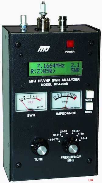 Mfj 259 analyser. 8-170 MHz variable frequency oscillator, a frequency count...