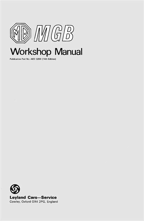 Mgb leyland workshop service repair manual. - Land rover freelander workshop manual spanish.