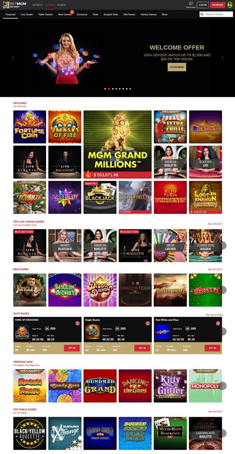 Mgm casino online. March 2024. MGM Online Casino NJ app offers a $25 no deposit bonus in cash for free to new users. By simply using the MGM online casino bonus codes “ CWbet4080 “, new players will get $100 in bonus cash. New depositors are also eligible for a 100% match-up bonus up to $1,000. It will match the deposit bonus offered by BetMGM, and requires a ... 