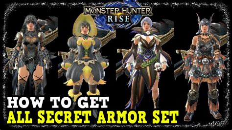  A list of all armor sets in Monster Hunter Rise (MH Rise), including each gear set's rarity, defense, and activated armor skills. Click on the link under each armor set to view its armor stats, skills, slots, armor pieces, defense and elemental resistances, set bonuses, and required materials to craft. . 