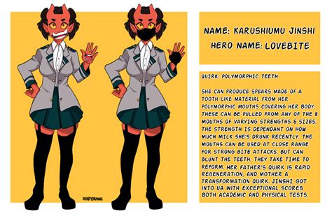 Mha oc names. Background: Jack is a Irish-Japanese pro hero with an army of sidekicks. She provides earpieces to ensure that only her sidekicks can hear her voice. Her name is a sore topic for her because it is often mistaken for Jacklyn, but was given to her by her Japanese father who desperately wanted a son. Because she was abandoned by her mother and ... 