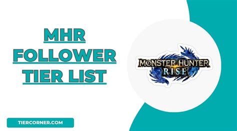 Mhr follower tier list. Create a ranking for Monster Hunter Rise Sunbreak Followers. 1. Edit the label text in each row. 2. Drag the images into the order you would like. 3. Click 'Save/Download' and add a title and description. 4. Share your Tier List. 