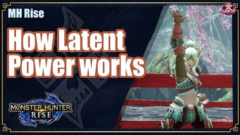 Latent Power activates after 175 seconds have passed in battle, but players can decrease that timer by scoring hits on monsters. Affinity Sliding: Increases Affinity after sliding for a short time.. 