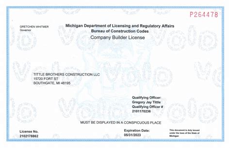 Mi builders license. Things To Know About Mi builders license. 