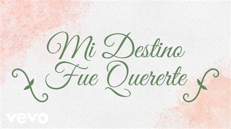 Mi destino fue quererte - LaCuerda.net