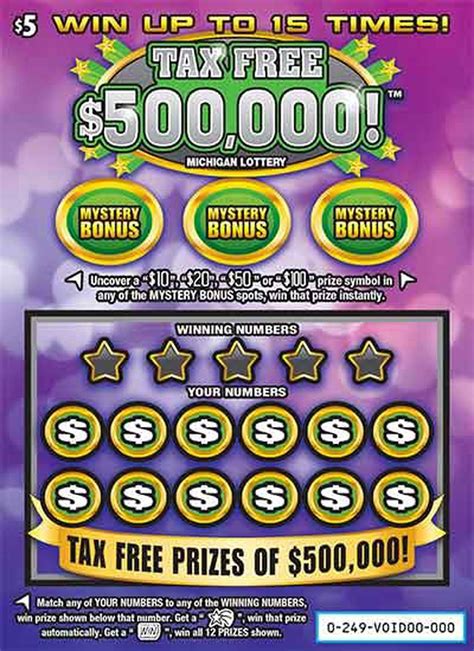 0:00. 1:16. Three winning Michigan Lottery tickets sold April 1 were no joke tickets. A Jumbo Jackpot Slots ticket worth $1.79 million was sold in Davison and two Fantasy 5 tickets worth $147,366 .... 