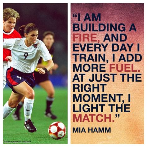 Mia Hamm Quote Heatherforhealth Mia Hamm Soccer Motivation Soccer