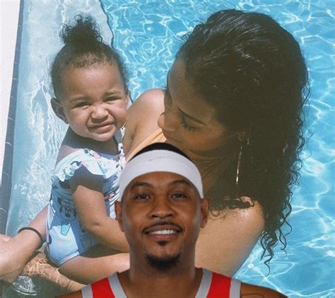 The basketball player was spotted having lunch with his baby girl, reportedly born on August 1, 2017. According to a report, her name is Genesis Harlo Anthony, and her mother is a woman named Mia Angel Burks. The Gossip Of The City blog shared the photo. In the flick, Carmelo's baby girl sits beside her dad, showing off her painted nails. She .... 