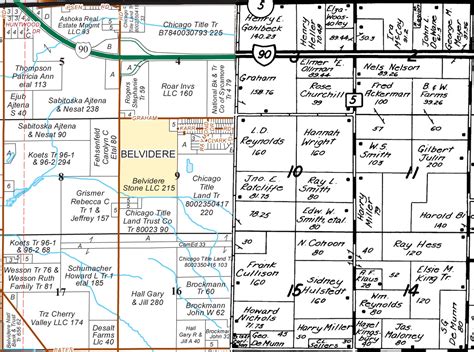 Miami County, OH Plat Map - Property Lines, Land Ownership