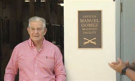 Miami Police honor former mounted officer with renaming of stables at Lummus Park