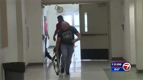 Miami Senior High School participates in active shooter training ahead of new school year