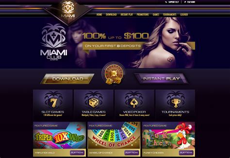 Miami Slots Casino Instant Play