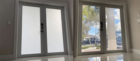 Miami Smart Entry Door - Smart Glass Technology