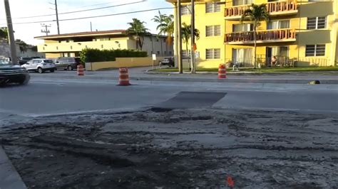 Miami Springs road reopens after pipe burst