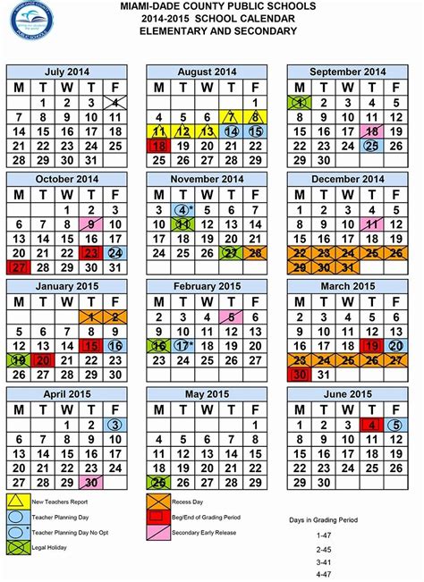 Miami Dade Schools Calendar | The miami dade Schools Calendar is the most comprehensive calendar of the school system’s events for the year. ... Miami Dade County School Calendar 2022. ... September 26, 20 2 2, October 5, 202 2, December 23, 20 2 2, January 2 3, 202 3 and April 7, 20 2 3. August 1 5, ...
