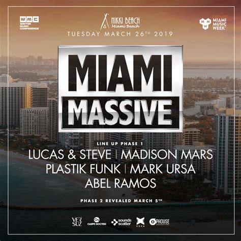 Miami music week. Join Miami Music Week's Newsletter! First name. Last name. Email. Confirm e-mail. Phone number. 