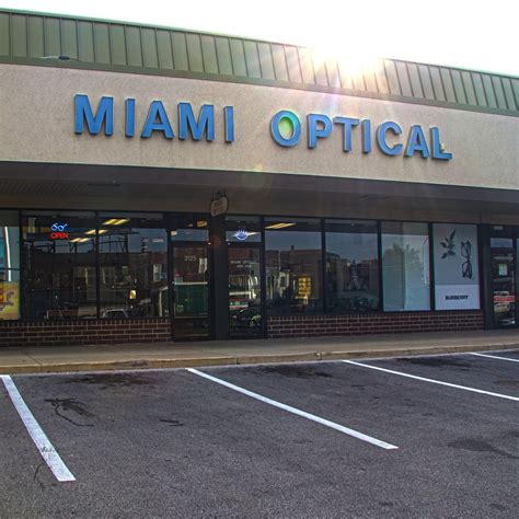 Miami optical. Miami Optical is a family owned and operated business. We offer eye exams and a wide selection of spectacle frames, sunglasses and contact lenses! We provide comprehensive care and personalized service to our patients and customers. We accept almost all insurance plans (i.e. all Medicaid, VSP, EyeMed, + several others) and offer affordable eye ... 