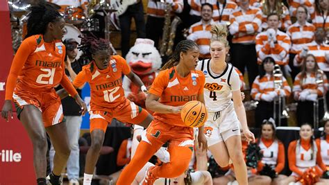 Miami uses big rally to beat Oklahoma State in March Madness