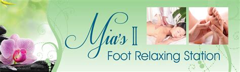 Mias 2 foot relaxing station. Foot Relaxing Station $ Open until 9:00 PM. 51 reviews (631) 698-1130. Website. More. Directions Advertisement. 1070 Middle Country Rd Selden, NY 11784 Open until 9:00 PM. Hours. Sun 10:30 AM -9:00 PM Mon 10:30 AM - ... 