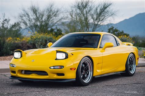 Miata rx7. Don't be fooled by the barely triple-digit rating, as the first-generation RX-7 tips the scales at under 2500 pounds. Further, this is a car from the people who later invented the Miata. Mazda ... 
