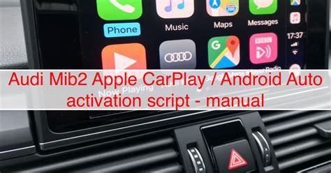 Mib2 enable carplay.  0 reactions &middot; 1 comment 󱎖 Any long code for Mib3 preh obde...