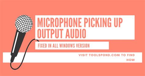 Mic picking up output sound - partyfoz