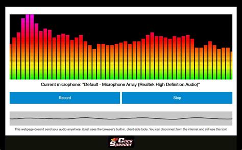 Mic test playback.  Test your microphone instantly in the browser.  Connect you...