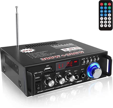 Mic to amplifier. Microphone Amplifier, Portable Mic Amp 3.5mm Interface Good Sensitivity DC 5V 1000 Times Amplification ALC Automatic Level Control for Stereo, Mini Voice Amplifier for Teachers, Singing 5.0 out of 5 stars 
