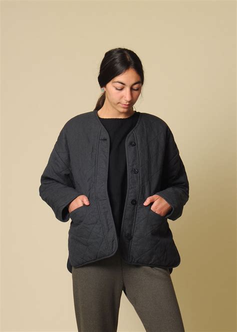 Micaela Greg Cross Quilt Jacket - Fir on Garmentory - Pinterest