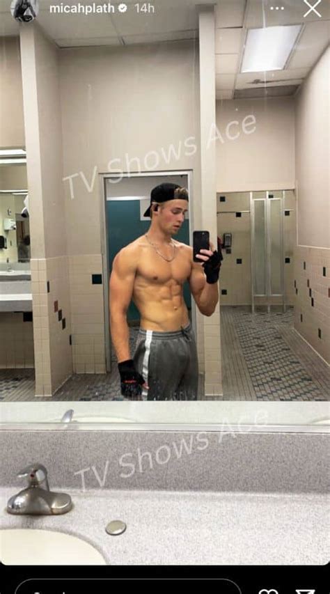 Micah plath nudes. Micah Plath shows off his guns and abs in a new post. On Monday, June 27, Micah treated fans to a gun show. He posted a few new impressive photos on social media. While he was at the gym, he posed in front of the mirror in a tank top and pants. He’s wearing a backward baseball cap on his head. While he stood in … 
