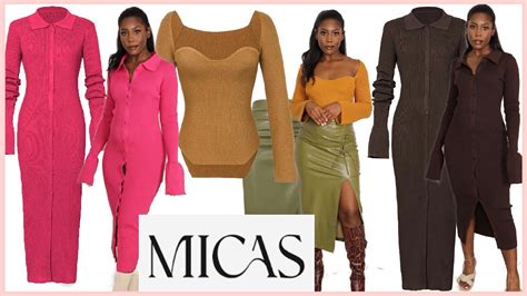 Micas clothes. The MICAS app, alongside the #micasgal community, is here to accompany you and take your shopping experience to the next level! Go ahead and join us on our app! And take a sneak peak of our offerings: - Exclusive discount for app users - 15% off your first order. - Free standard shipping over $69. - Free express shipping over $149. 