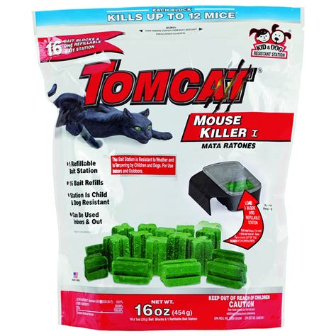 Mice bait. The bait is mold and moisture resistant. Place the bait in locations where rodents or their signs have been seen. The Harris Rat and Mouse Bait station effectively kills rats and mice. It can be locked for the highest level of station security. It is tamper resistant to kids and pets. The bait station is weather resistant and refillable. 