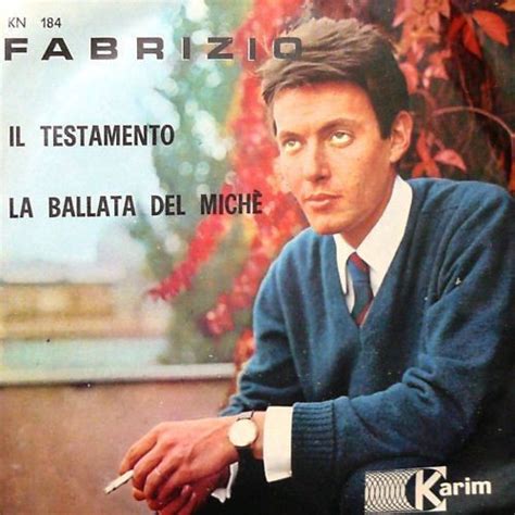 Michè. Fabrizio De André, the revered Italian singer/songwriter, created a deep and enduring body of work over the course of his career from the 1960s through the 1... 