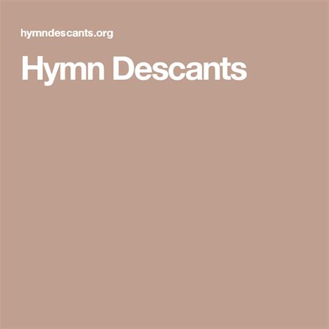 Michael - hymndescants.org