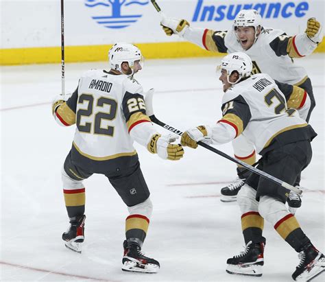 Michael Amadio scores in 2nd OT, Golden Knights top Jets 5-4