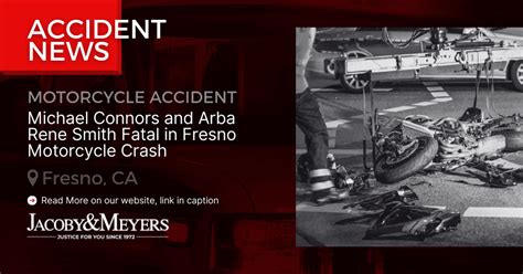Michael Connors, Arba Rene Smith Dead after Motorcycle Crash at Chestnut Avenue [Fresno, CA]